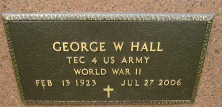 HALL, GEORGE W - Dallas County, Iowa | GEORGE W HALL 