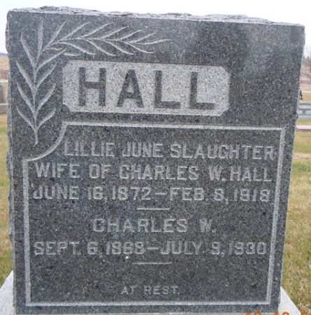 SLAUGHTER HALL, LILLIE JUNE - Dallas County, Iowa | LILLIE JUNE SLAUGHTER HALL 