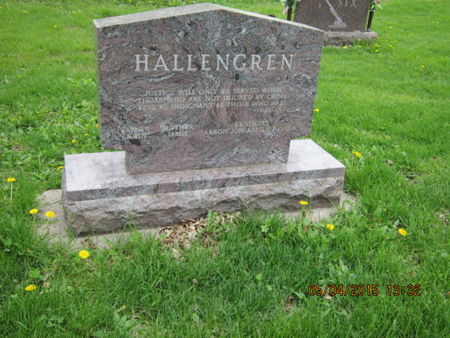 HALLENGREN, FAMILY STONE - Dallas County, Iowa | FAMILY STONE HALLENGREN 