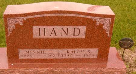 HAND, MINNIE E - Dallas County, Iowa | MINNIE E HAND 