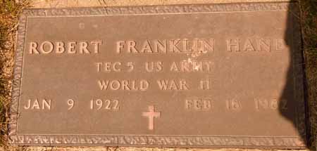 HAND, ROBERT FRANKLIN - Dallas County, Iowa | ROBERT FRANKLIN HAND 