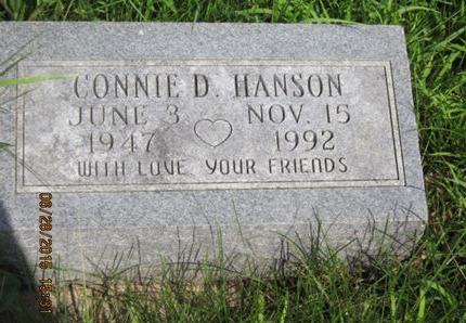 HANSON, CONNIE D - Dallas County, Iowa | CONNIE D HANSON 