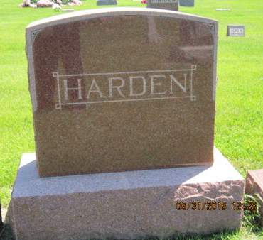 HARDEN, FAMILY STONE - Dallas County, Iowa | FAMILY STONE HARDEN 
