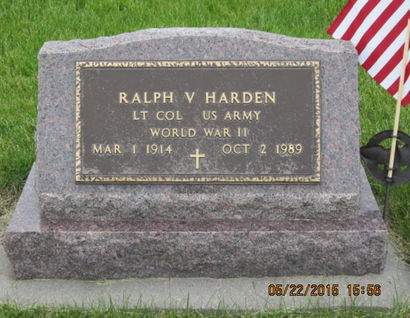 HARDEN, RALPH V - Dallas County, Iowa | RALPH V HARDEN 