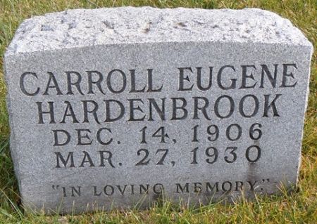 HARDENBROOK, CARROLL EUGENE - Dallas County, Iowa | CARROLL EUGENE HARDENBROOK 