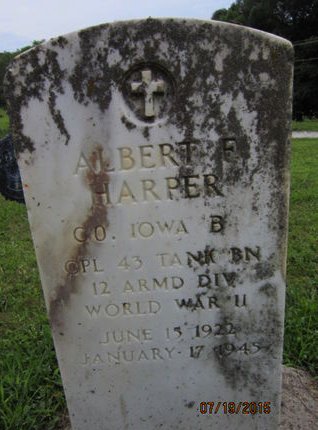 HARPER, ALBERT F - Dallas County, Iowa | ALBERT F HARPER 