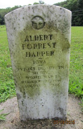 HARPER, ALBERT FORREST - Dallas County, Iowa | ALBERT FORREST HARPER 