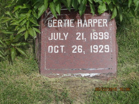 HARPER, GERTIE - Dallas County, Iowa | GERTIE HARPER 