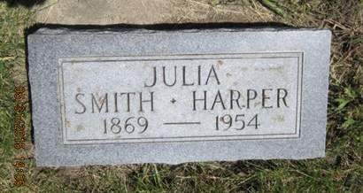 SMITH HARPER, JULIA - Dallas County, Iowa | JULIA SMITH HARPER 