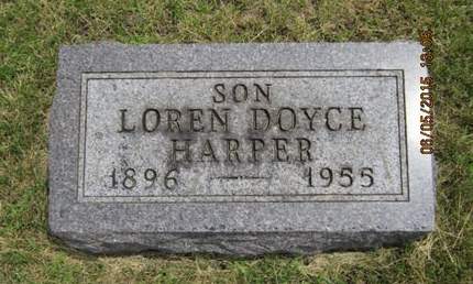 HARPER, LOREN DOYCE - Dallas County, Iowa | LOREN DOYCE HARPER 