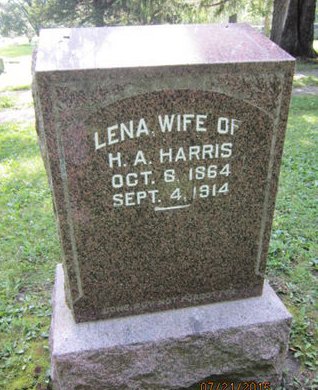 HARRIS, LENA - Dallas County, Iowa | LENA HARRIS 