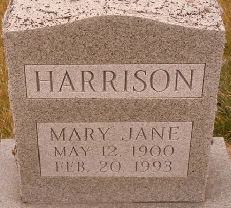 HARRISON, MARY JANE - Dallas County, Iowa | MARY JANE HARRISON 