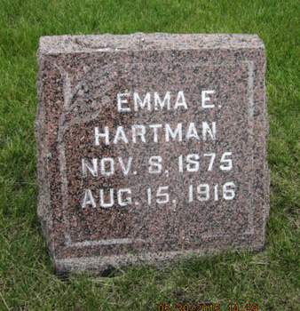 HARTMAN, EMMA E - Dallas County, Iowa | EMMA E HARTMAN 