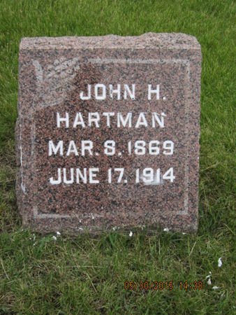 HARTMAN, JOHN H - Dallas County, Iowa | JOHN H HARTMAN 