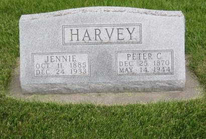 HARVEY, JENNIE - Dallas County, Iowa | JENNIE HARVEY 
