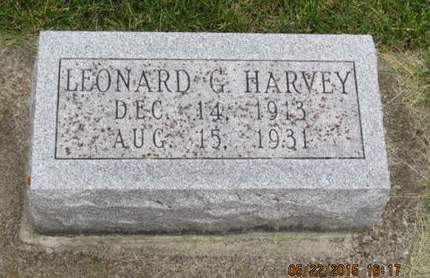 HARVEY, LEONARD G - Dallas County, Iowa | LEONARD G HARVEY 