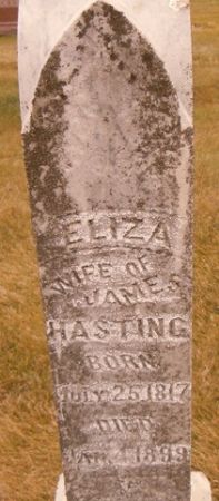 HASTING, ELIZA - Dallas County, Iowa | ELIZA HASTING 