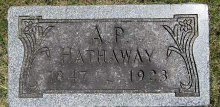 HATHAWAY, A P - Dallas County, Iowa | A P HATHAWAY 