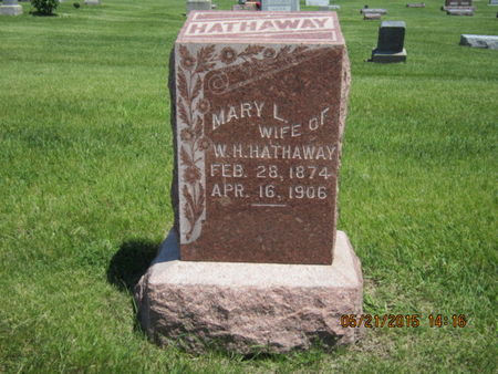 HATHAWAY, MARY L - Dallas County, Iowa | MARY L HATHAWAY 