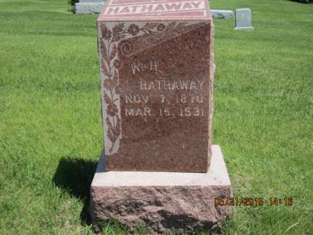 HATHAWAY, W H - Dallas County, Iowa | W H HATHAWAY 