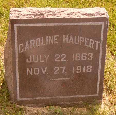 HAUPERT, CAROLINE - Dallas County, Iowa | CAROLINE HAUPERT 