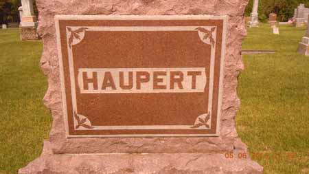 HAUPERT, FAMILY STONE - Dallas County, Iowa | FAMILY STONE HAUPERT 
