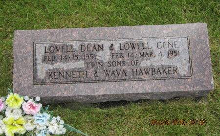 HAWBAKER, LOWELL GENE - Dallas County, Iowa | LOWELL GENE HAWBAKER 