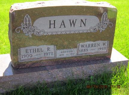 HAWN, ETHEL R - Dallas County, Iowa | ETHEL R HAWN 