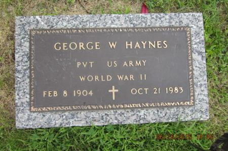 HAYNES, GEORGE W - Dallas County, Iowa | GEORGE W HAYNES 