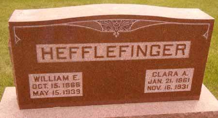 HEFFLEFINGER, CLARA A - Dallas County, Iowa | CLARA A HEFFLEFINGER 