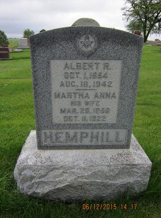 HEMPHILL, MARTHA ANNA - Dallas County, Iowa | MARTHA ANNA HEMPHILL 