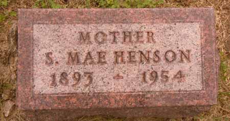 HENSON, S MAE - Dallas County, Iowa | S MAE HENSON 