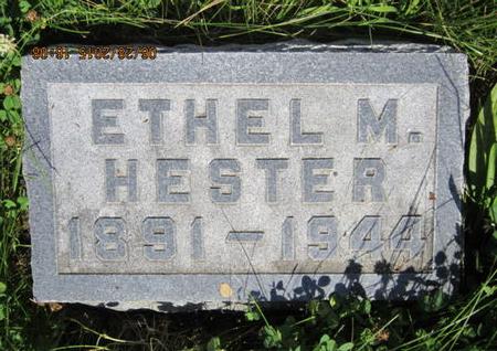 HESTER, ETHEL M - Dallas County, Iowa | ETHEL M HESTER 