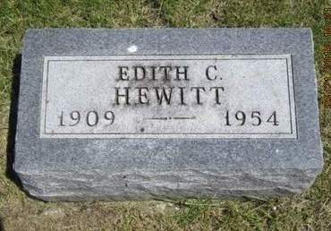 HEWITT, EDITH C - Dallas County, Iowa | EDITH C HEWITT 
