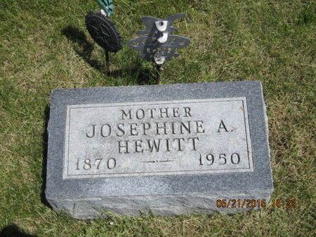 HEWITT, JOSEPHINE A - Dallas County, Iowa | JOSEPHINE A HEWITT 