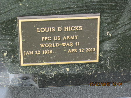 HICKS, LOUIS D - Dallas County, Iowa | LOUIS D HICKS 
