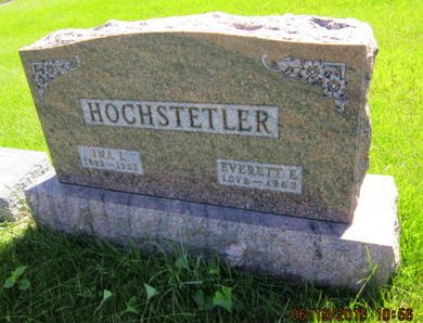 HOCHSTETLER, EVERETT E - Dallas County, Iowa | EVERETT E HOCHSTETLER 