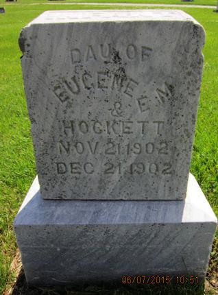 HOCKETT, INFANT DAU - Dallas County, Iowa | INFANT DAU HOCKETT 