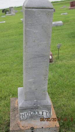 HOCKETT, FAMILY STONE - Dallas County, Iowa | FAMILY STONE HOCKETT 