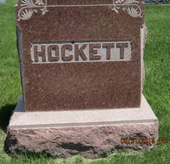 HOCKETT, FAMILY STONE - Dallas County, Iowa | FAMILY STONE HOCKETT 