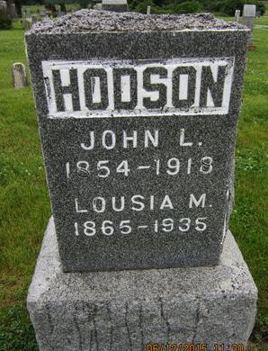 HODSON, LOUSIA M - Dallas County, Iowa | LOUSIA M HODSON 
