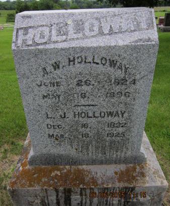 HOLLOWAY, L J - Dallas County, Iowa | L J HOLLOWAY 