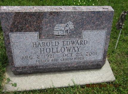HOLLOWAY, HAROLD EDWARD - Dallas County, Iowa | HAROLD EDWARD HOLLOWAY 