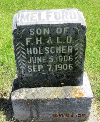 HOLSCHER, MELFORD - Dallas County, Iowa | MELFORD HOLSCHER 