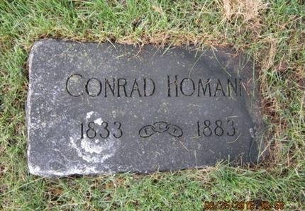 HOMANN, CONRAD - Dallas County, Iowa | CONRAD HOMANN 