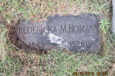 HOMANN, FREDERICKA M - Dallas County, Iowa | FREDERICKA M HOMANN 