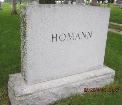 HOMANN, FAMILY STONE - Dallas County, Iowa | FAMILY STONE HOMANN 