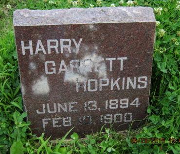 HOPKINS, HARRY GARRETT - Dallas County, Iowa | HARRY GARRETT HOPKINS 