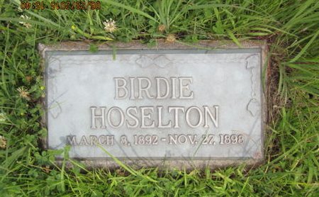 HOSELTON, BIRDIE - Dallas County, Iowa | BIRDIE HOSELTON 