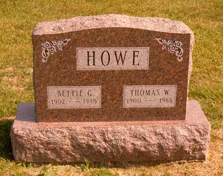 HOWE, BETTIE G - Dallas County, Iowa | BETTIE G HOWE 